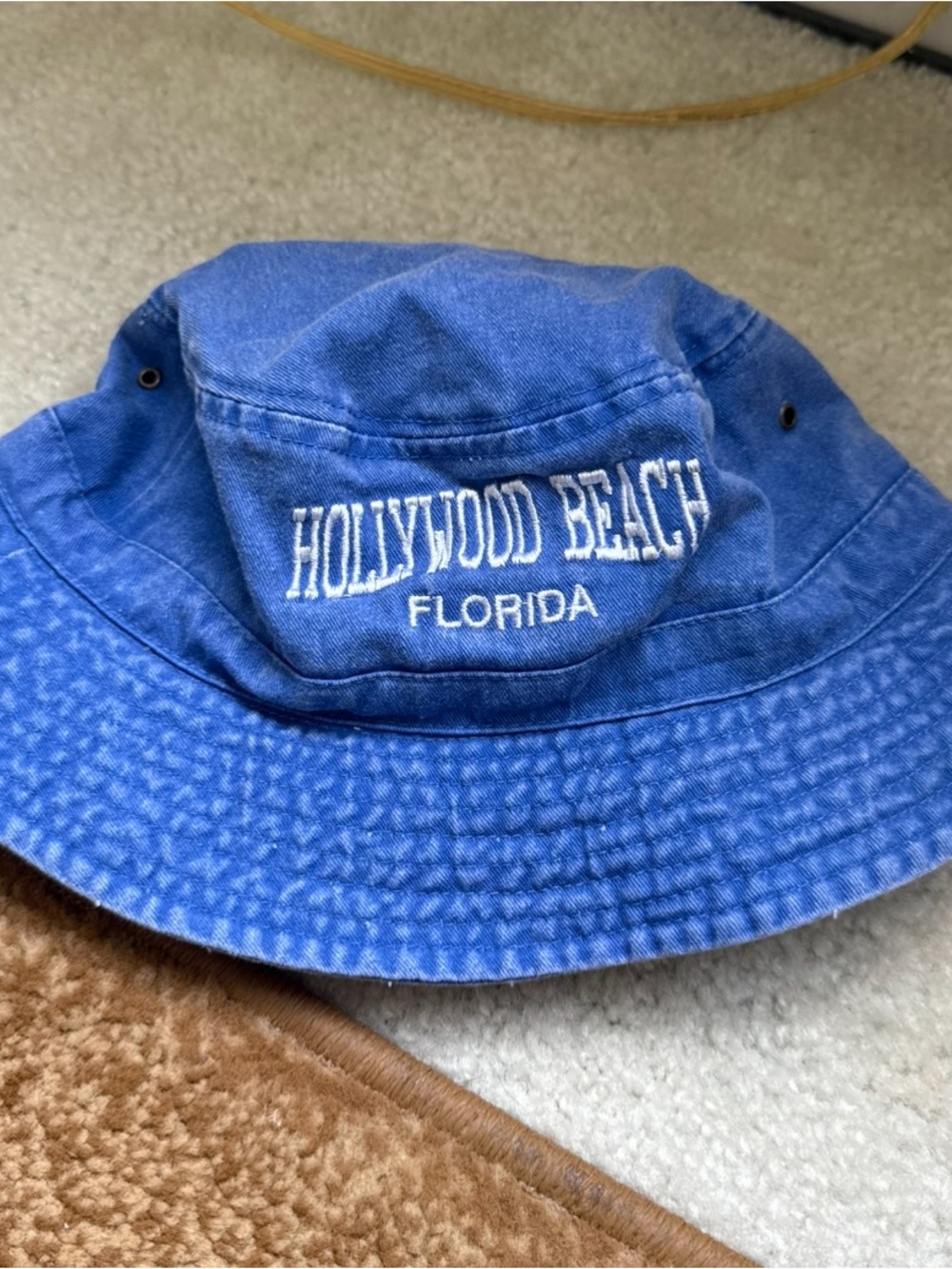 Hollywood Beach Florida Blue Bucket Hat